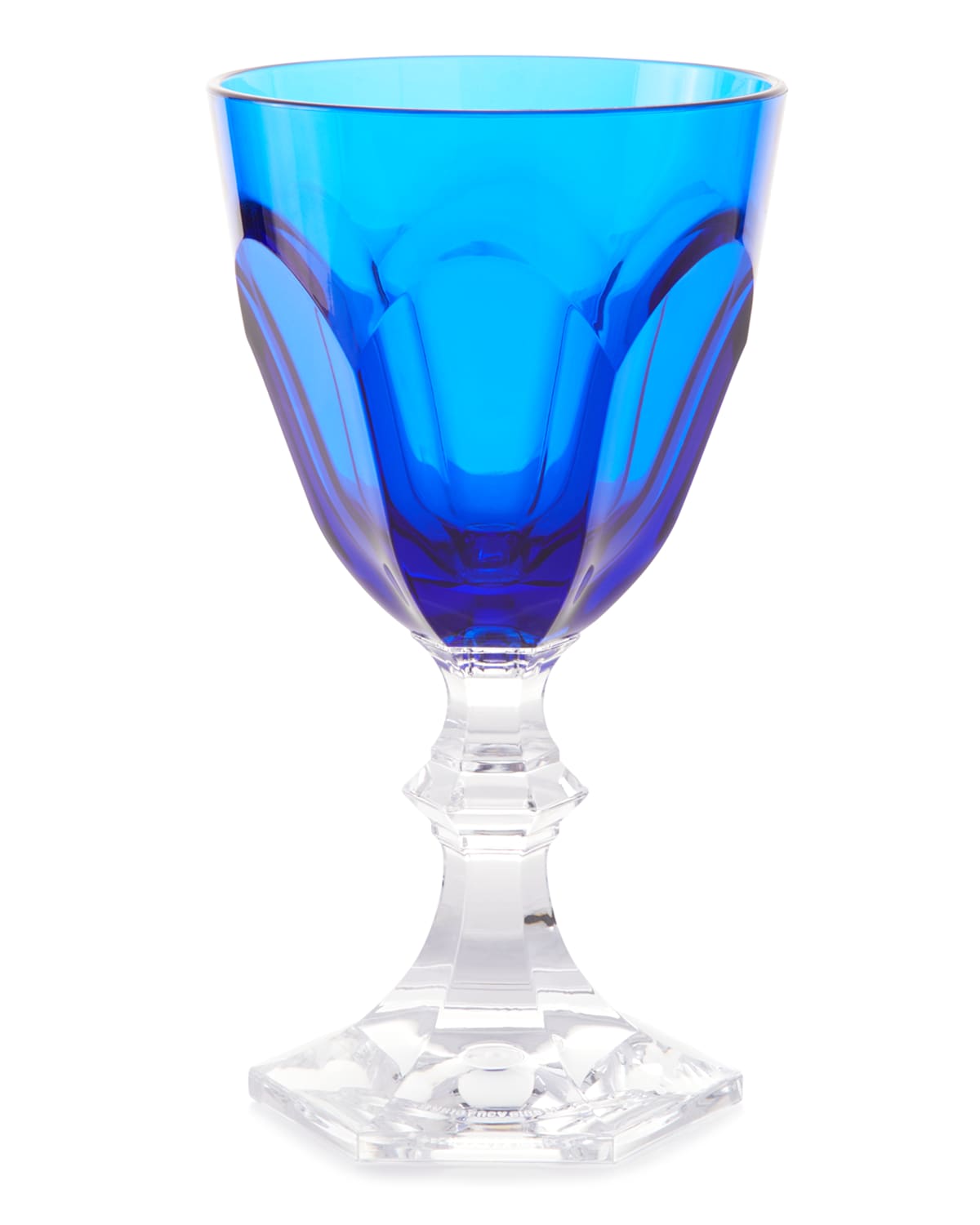 Shop Mario Luca Giusti Dolce Vita Wine Glass In Blue