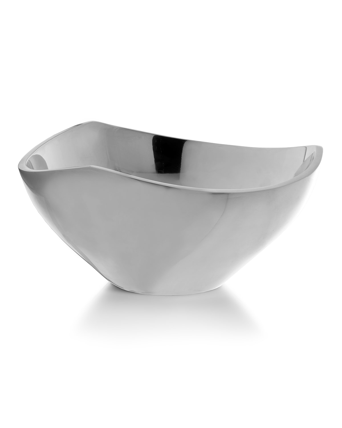 Shop Nambe Tri-corner Bowl, 11" In Silver