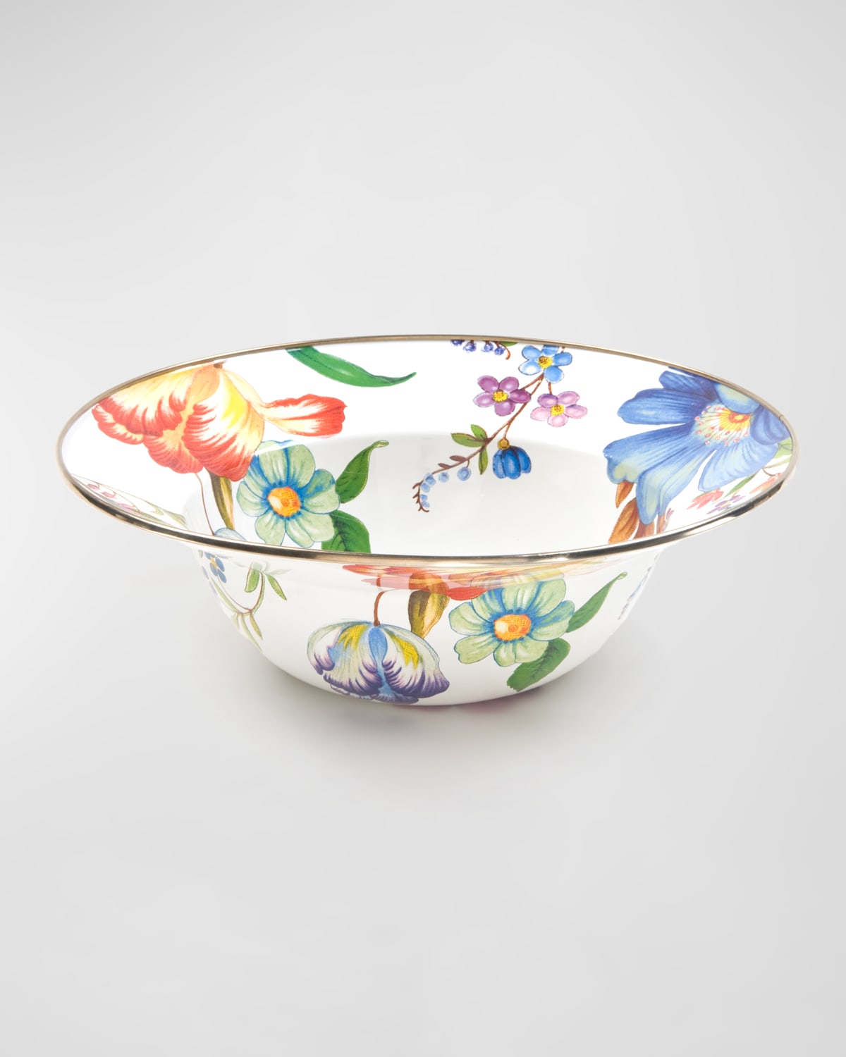 Mackenzie-childs Mackenzie Childs Flower Market Enameled Steel Serving Bowl