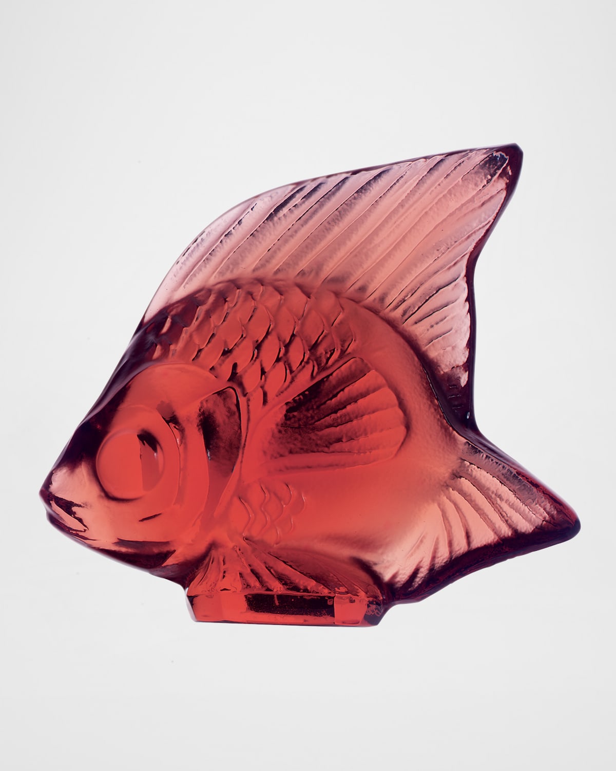 Lalique Classic Fish In Red