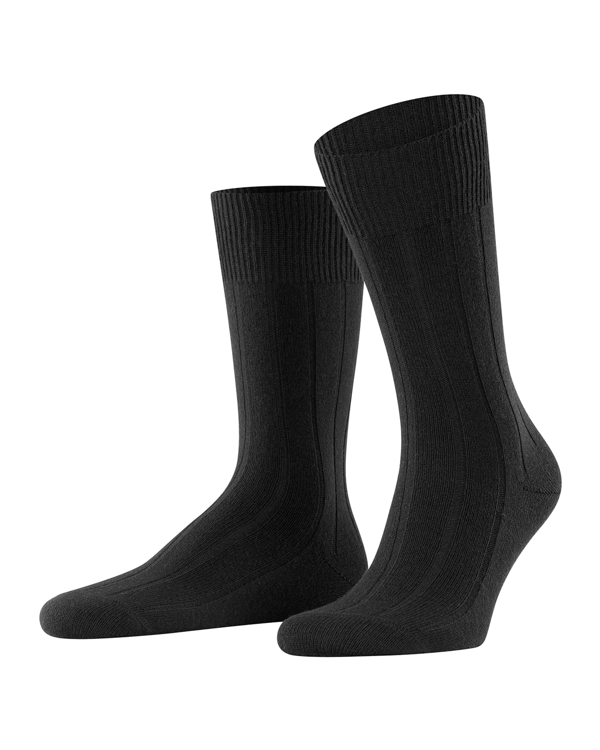 FALKE MEN'S LLASA SOLID RIBBED SOCKS