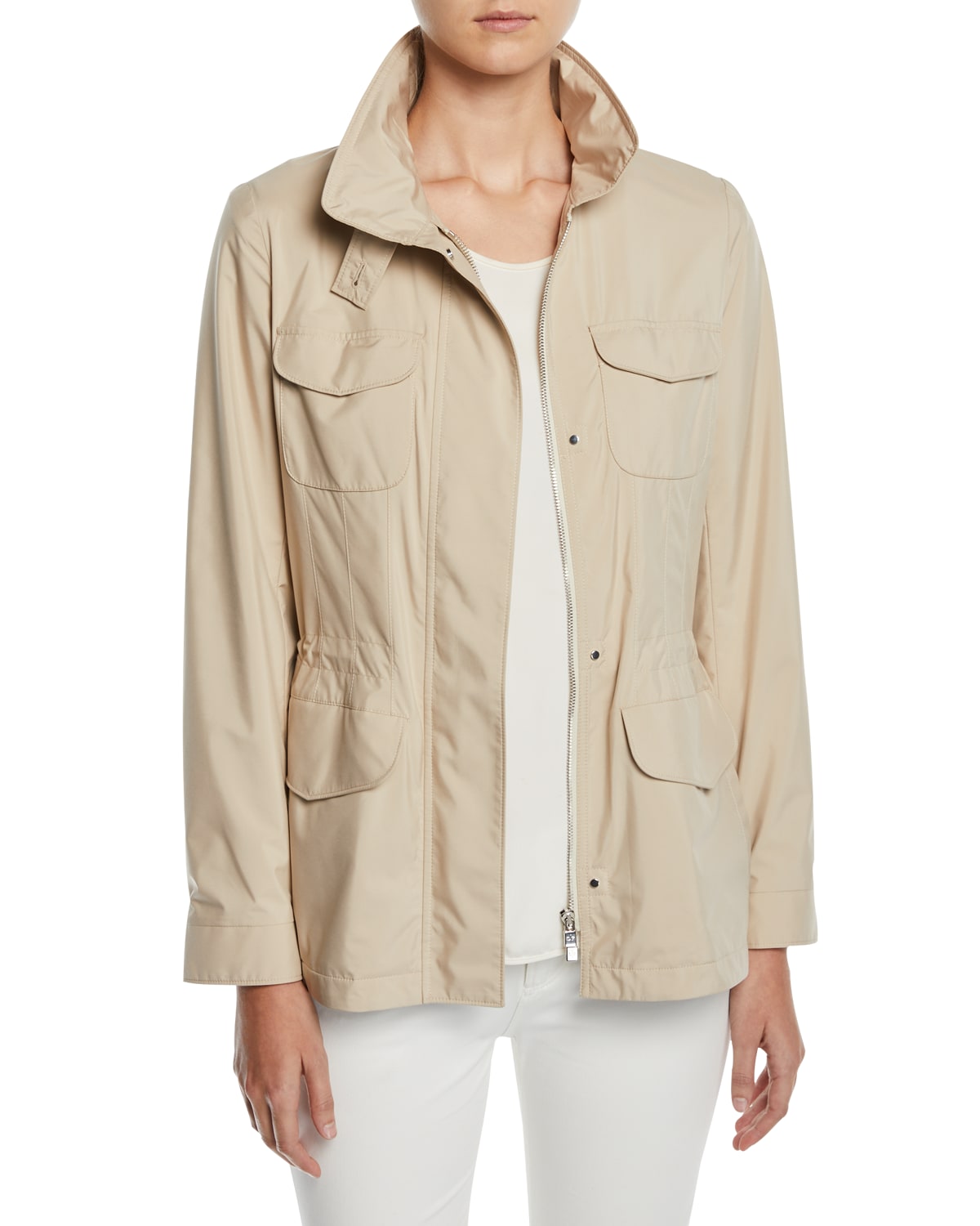 Loro Piana Traveler Windmate&reg; Stretch Storm System&reg; Jacket In Sand