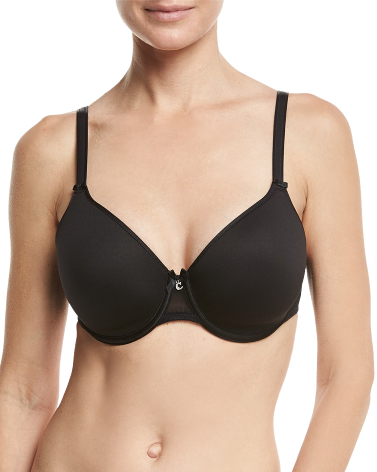 Chantelle Norah Full Coverage Spacer T-shirt Bra In Black