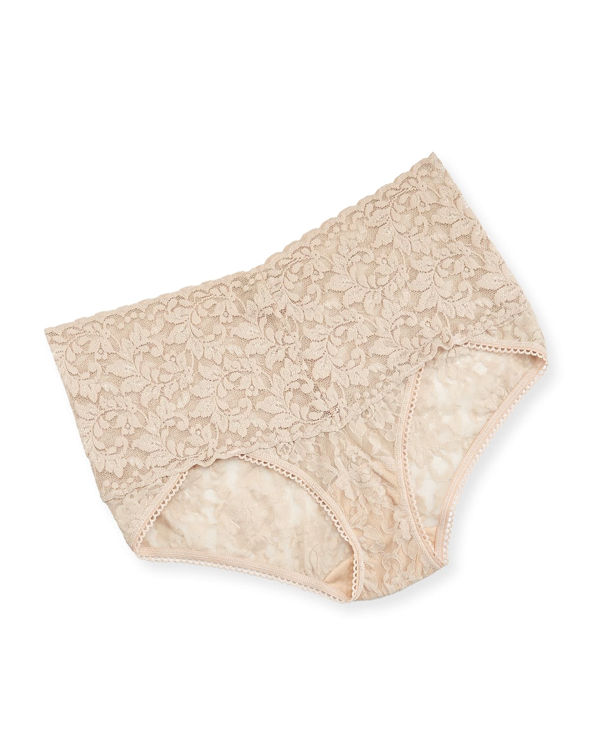 Shop Hanky Panky Signature Lace Retro V-kini Briefs In Chai