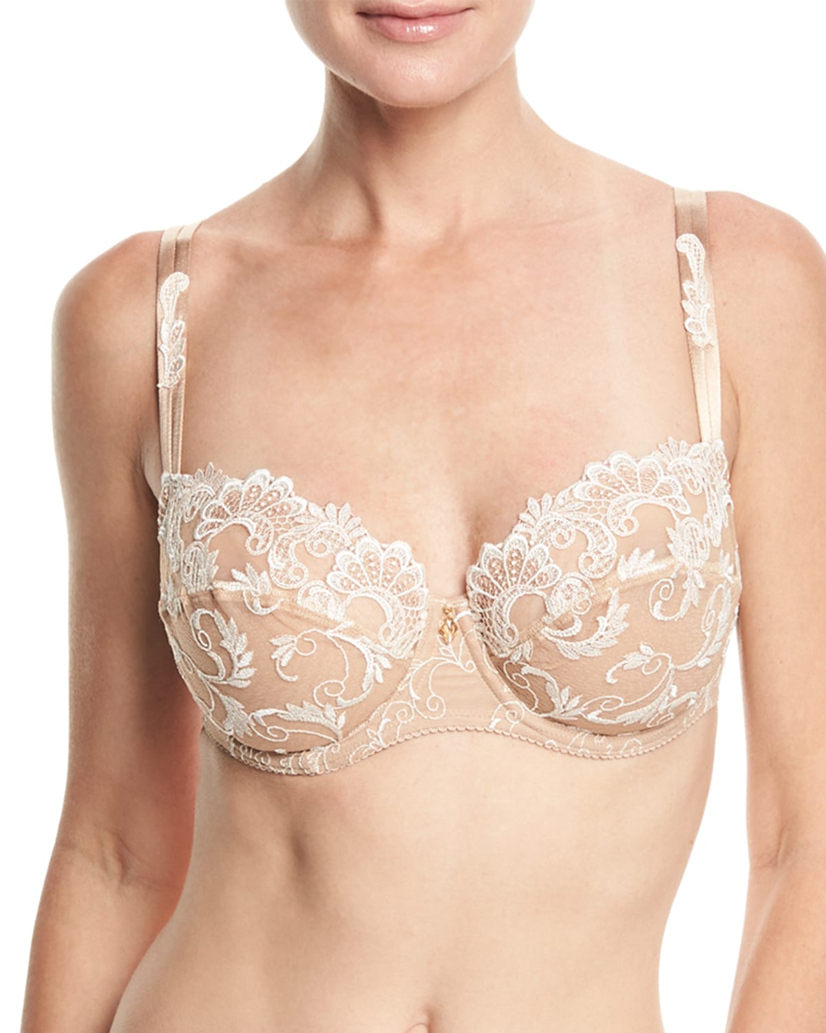 Lise Charmel Splendeur Soie Embroidered Triangle Bra - Bergdorf