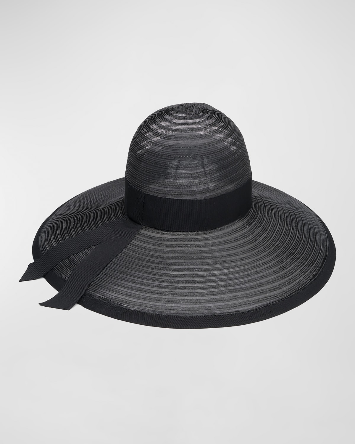 Bunny Sheer Sun Hat with Grosgrain