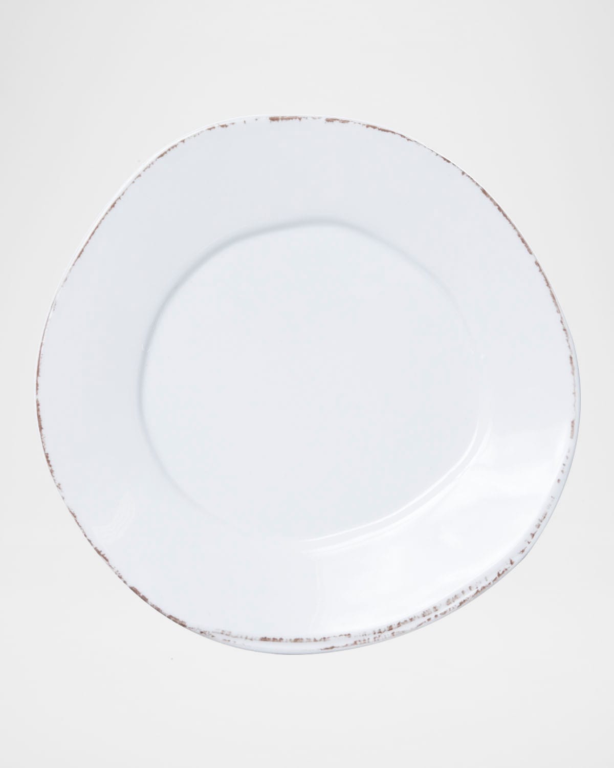 Vietri Melamine Lastra White Salad Plate