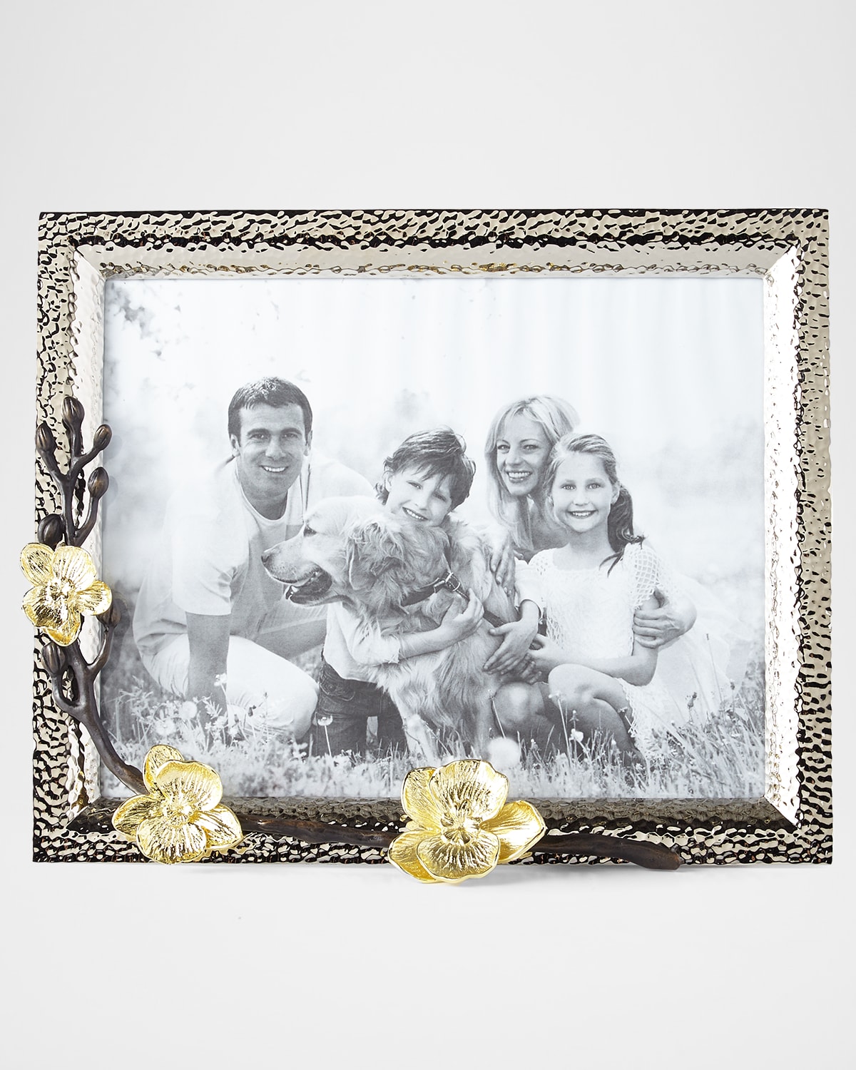 MICHAEL ARAM GOLD ORCHID 8" X 10" PICTURE FRAME