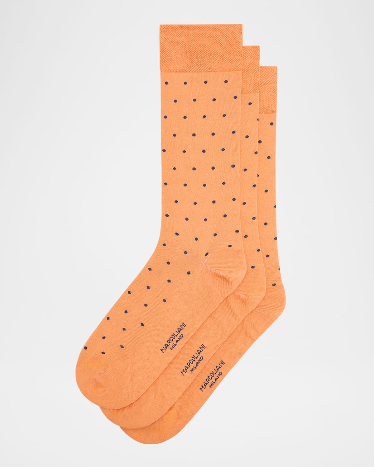 Men's Dot-Pattern Cotton Socks