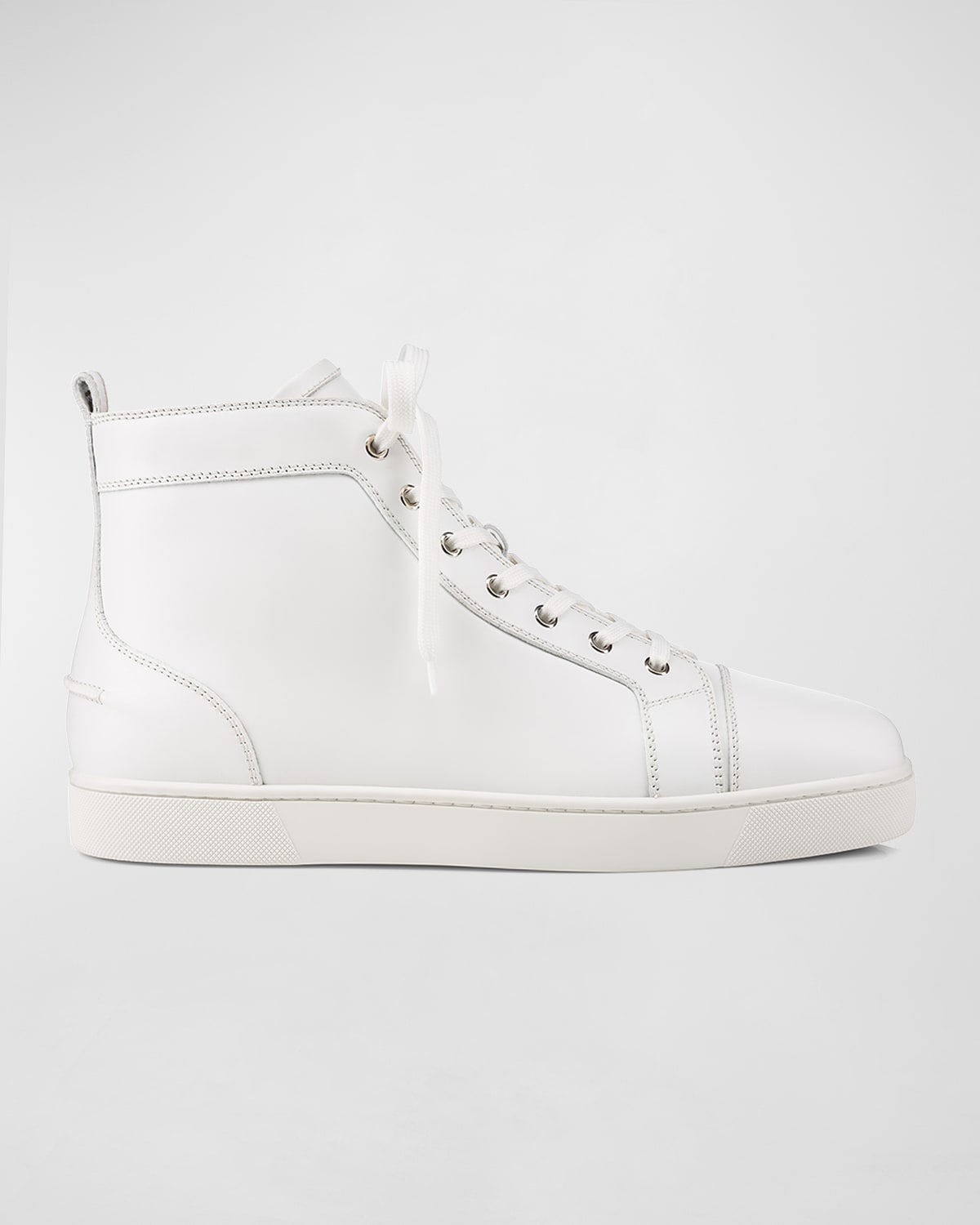 Men's Louis Leather High-Top Sneakers