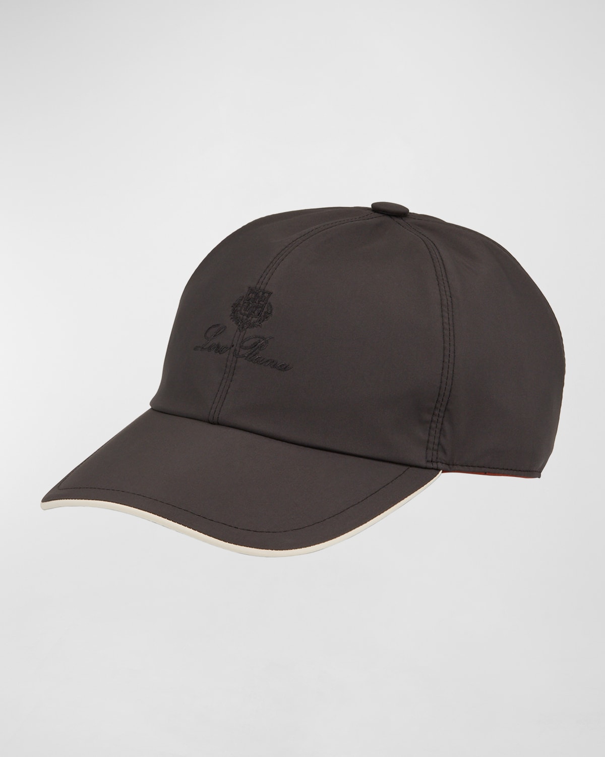Loro Piana Men's Windmate Storm System Baseball Hat In Black