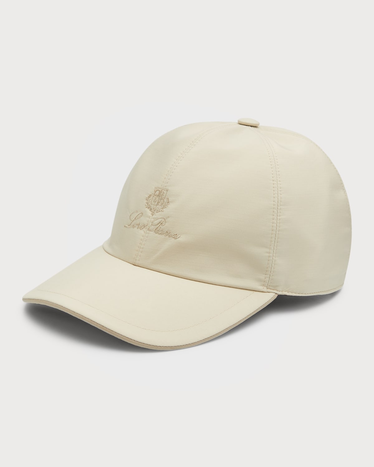 Loro Piana Men's Windmate Storm System Baseball Hat In Ivory/desert