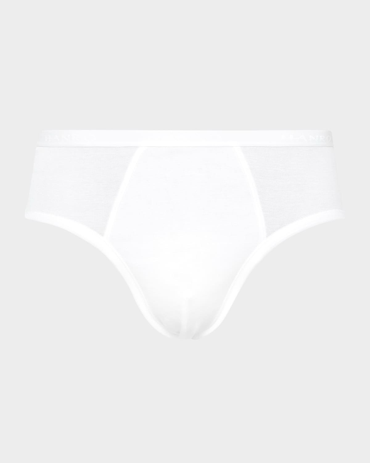 Shop Hanro Cotton Pure No-fly Brief In White