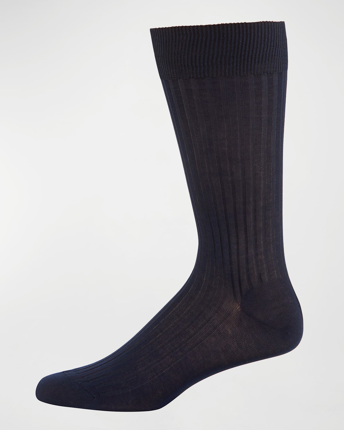 PANTHERELLA MID-CALF STRETCH-LISLE DRESS SOCKS