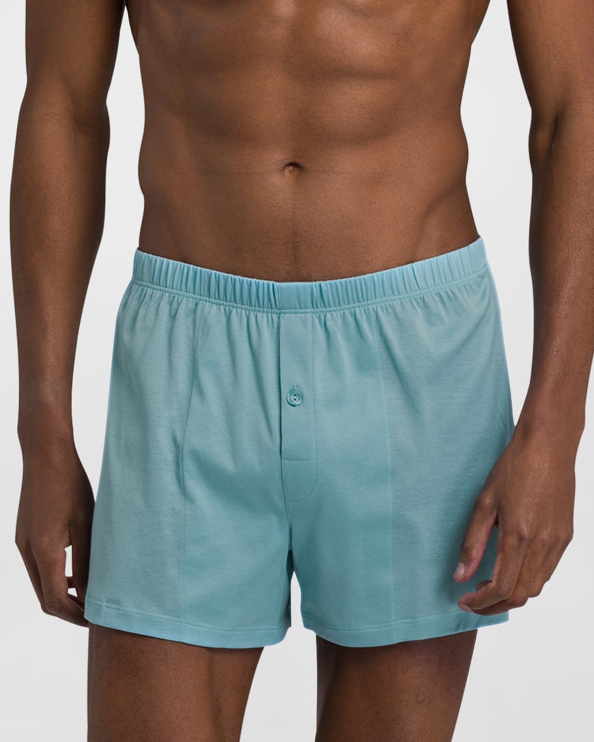 HANRO Sporty Mercerised Cotton Boxer Shorts for Men