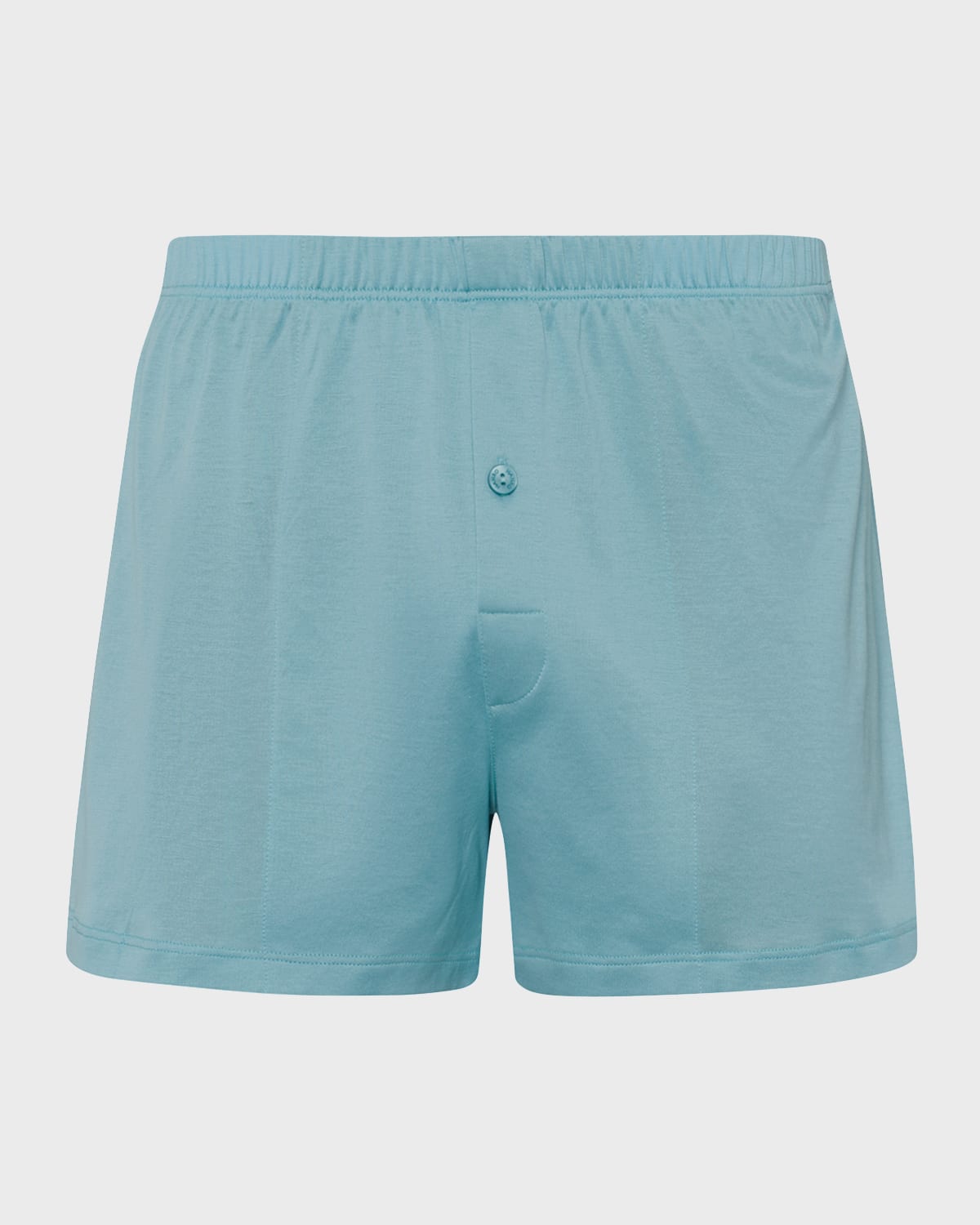 Hanro Men's Sporty Mercerized Cotton Boxers In Lava Rock