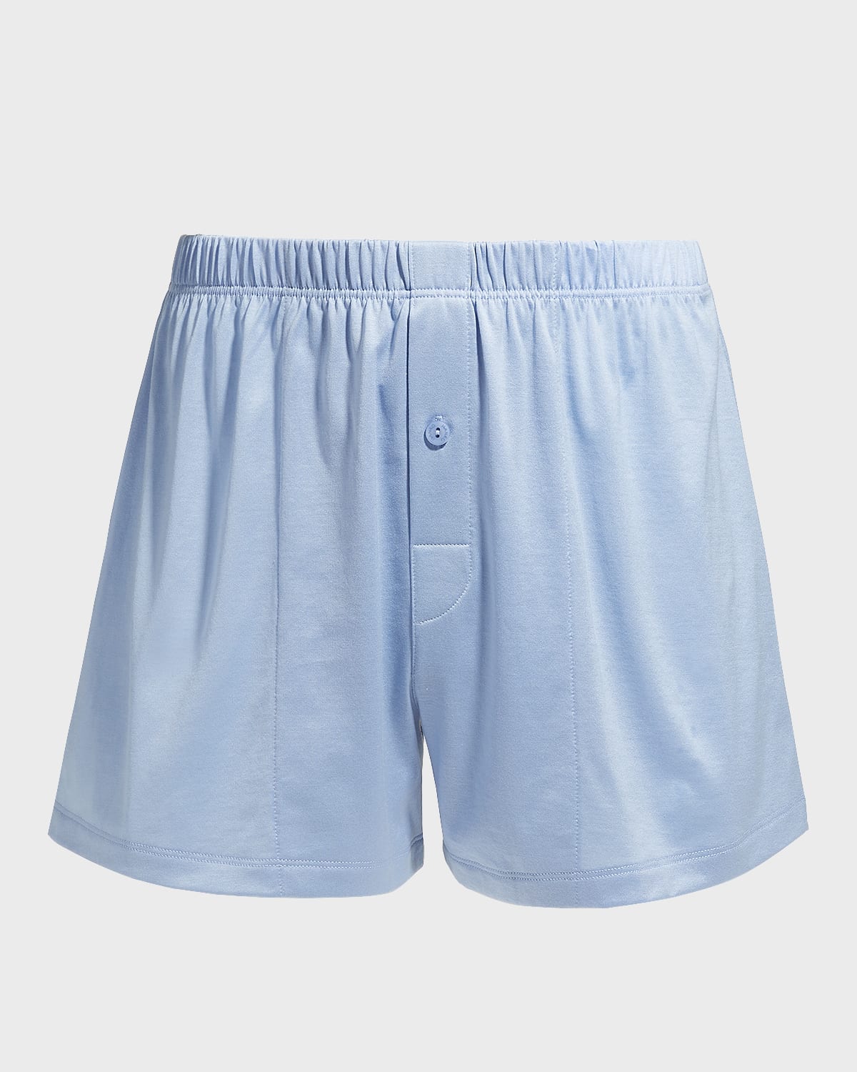 Hanro Men's Sporty Mercerized Cotton Boxers In Forever Blue