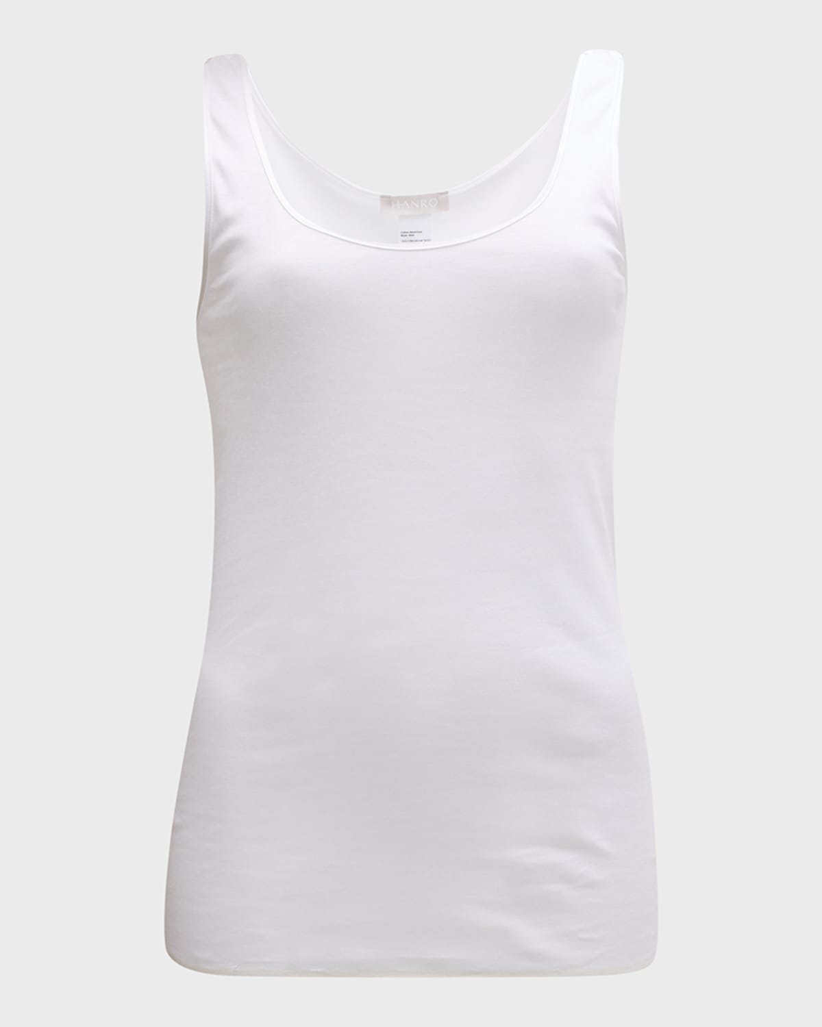 Shop Hanro Cotton Seamless Tank In White