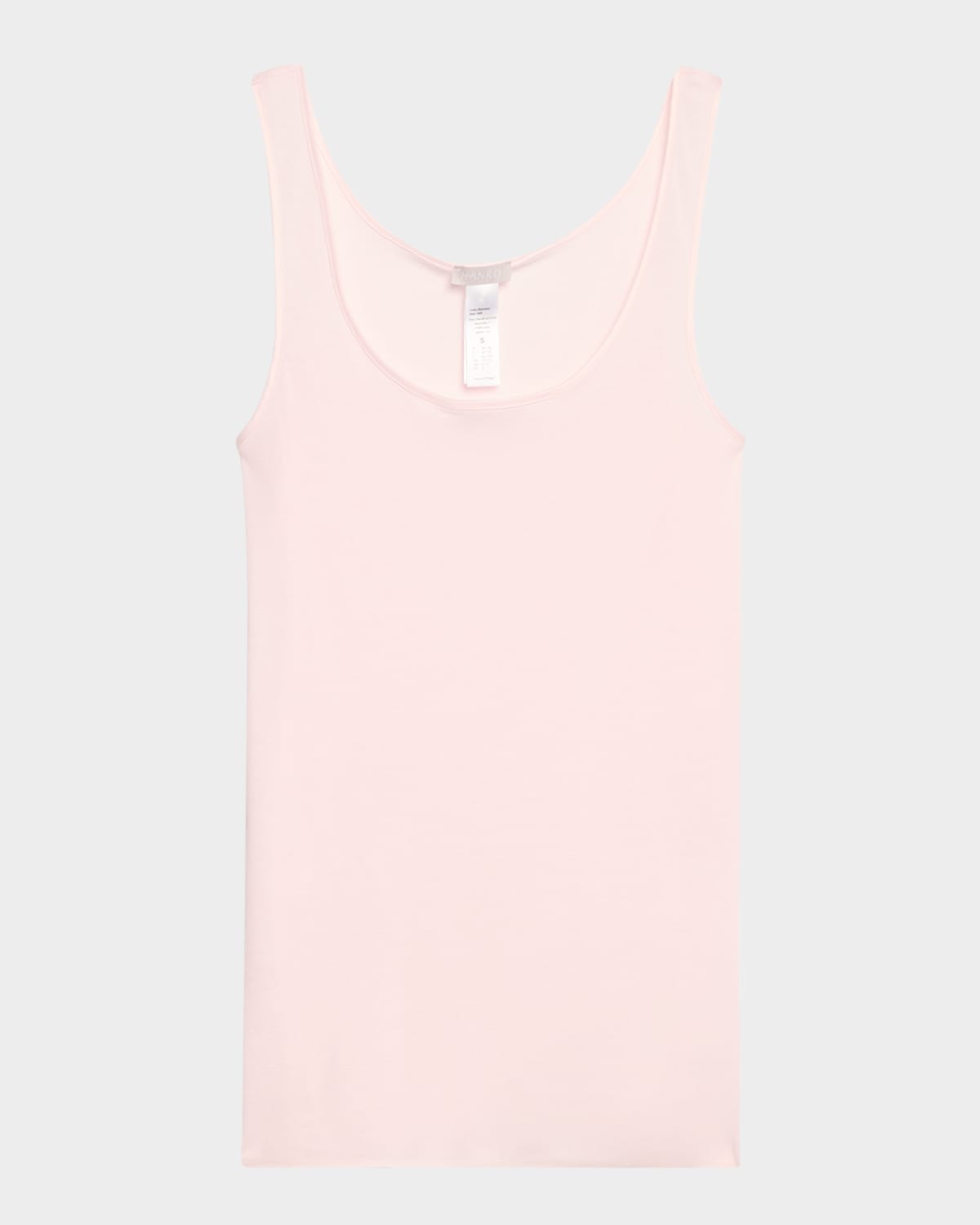 HANRO COTTON SEAMLESS TANK 