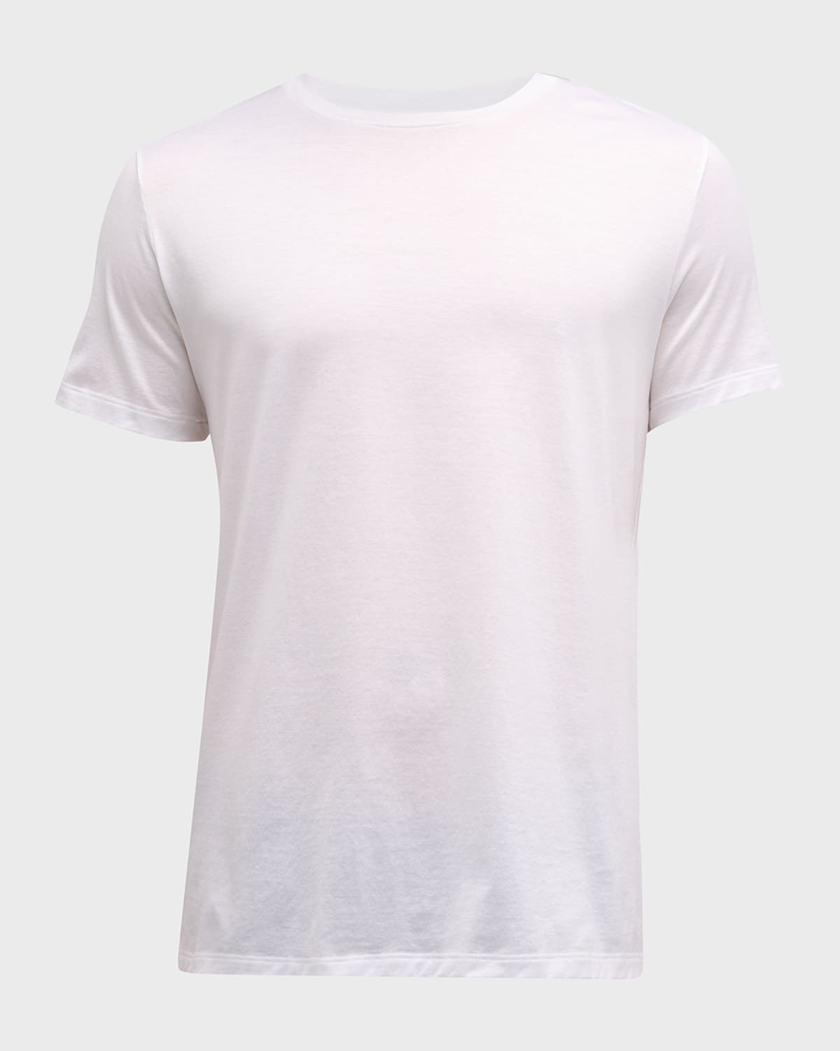 Hanro Men's Cotton Sporty Crewneck T-shirt In White