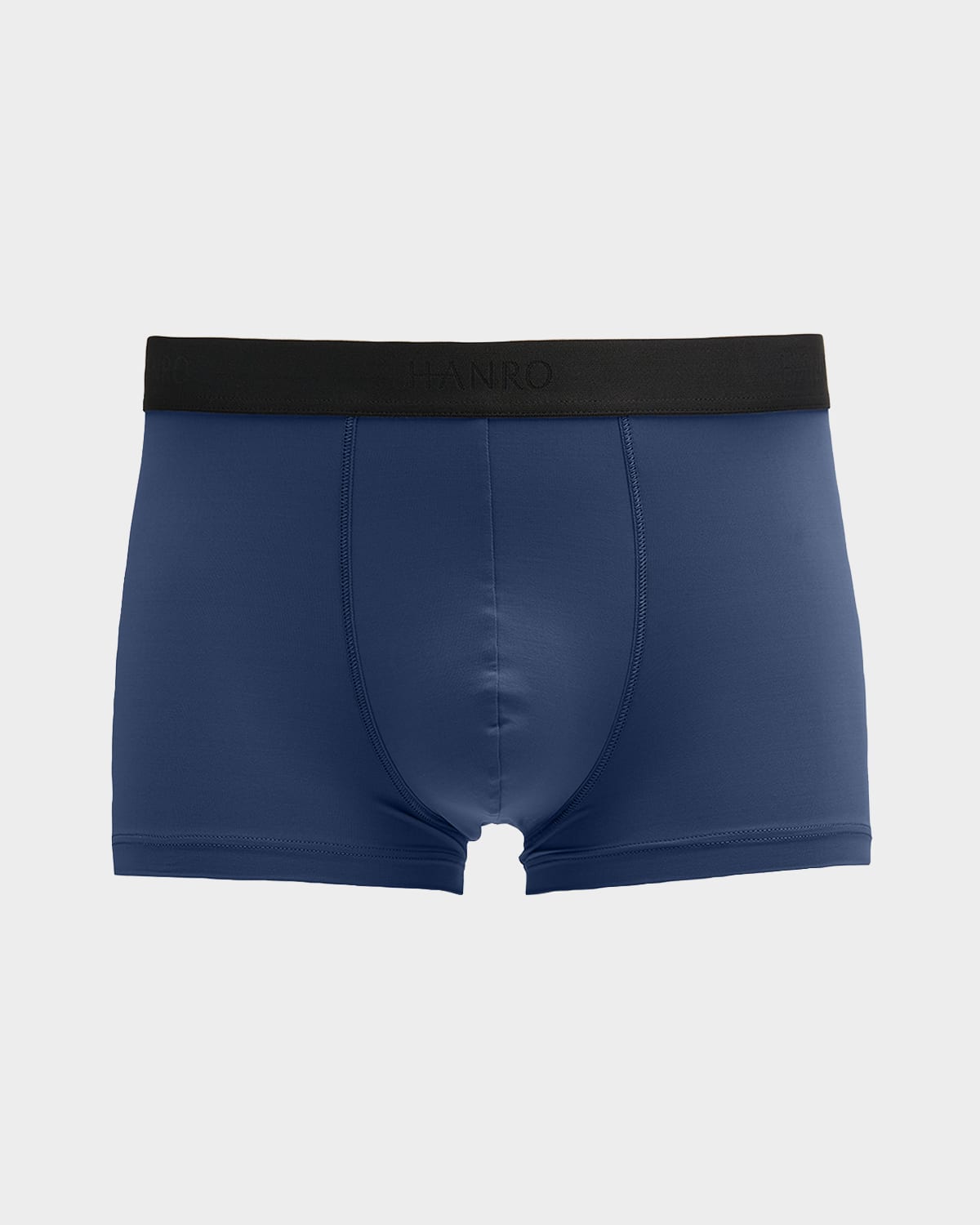 Navy Micro Touch boxer trunks, Hanro