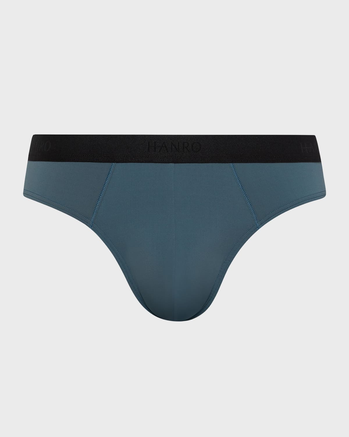 Hanro Micro-touch Briefs In Deep Aqua