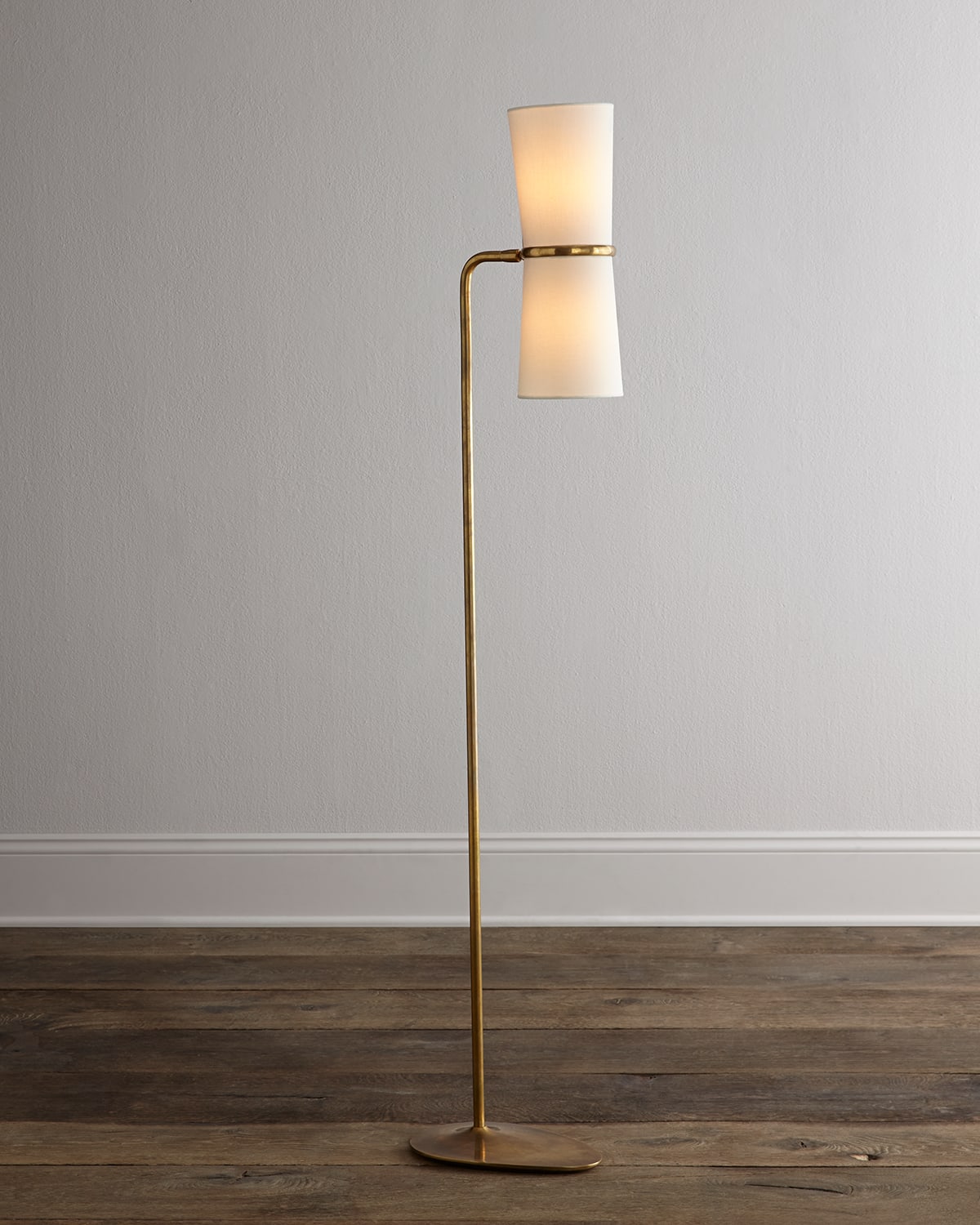 Shop Aerin For Visual Comfort Signature Clarkson F. Lamp By Aerin In Brass
