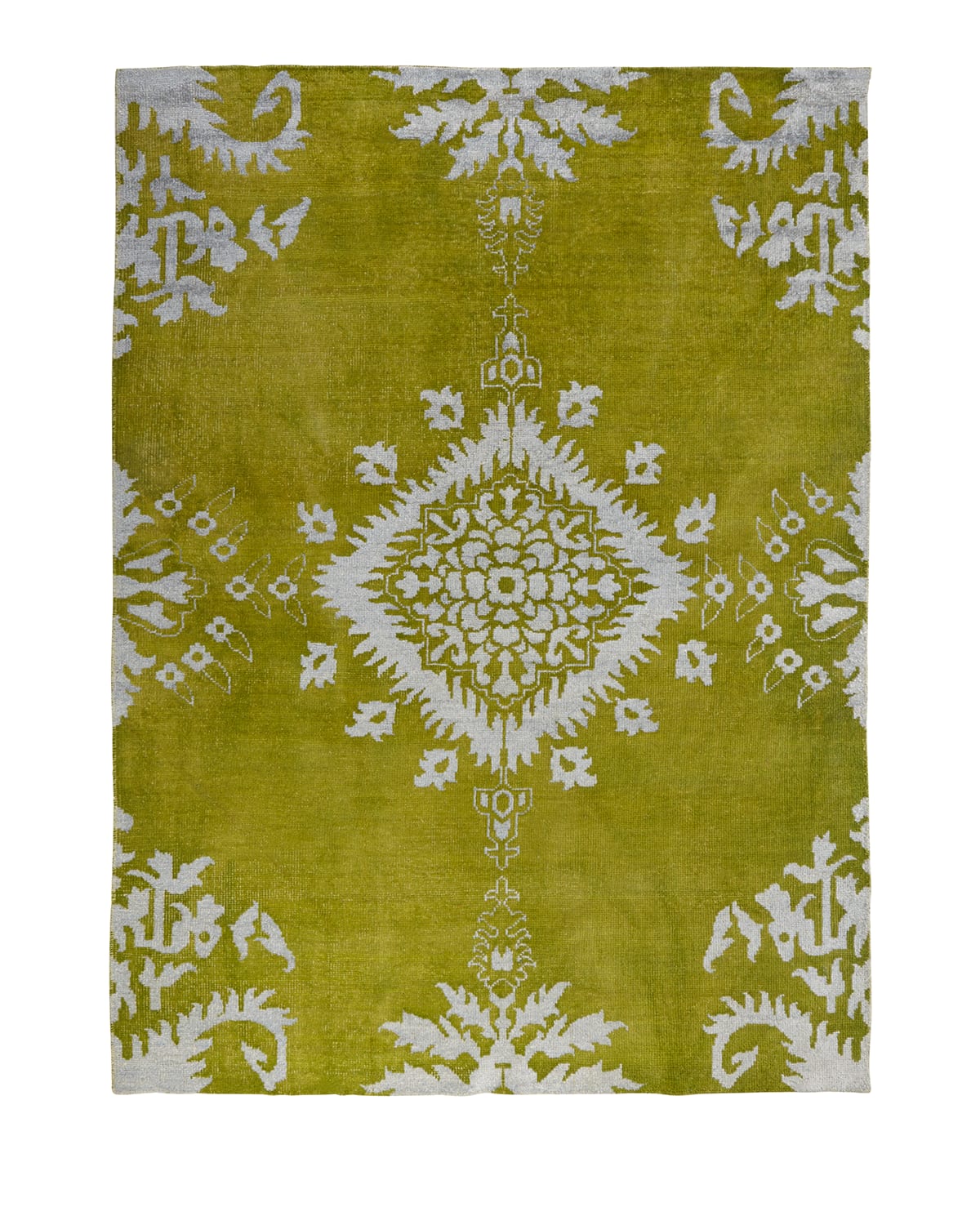 Safavieh Livingston Hand-knotted Rug, 9' X 12' In Chartreuse
