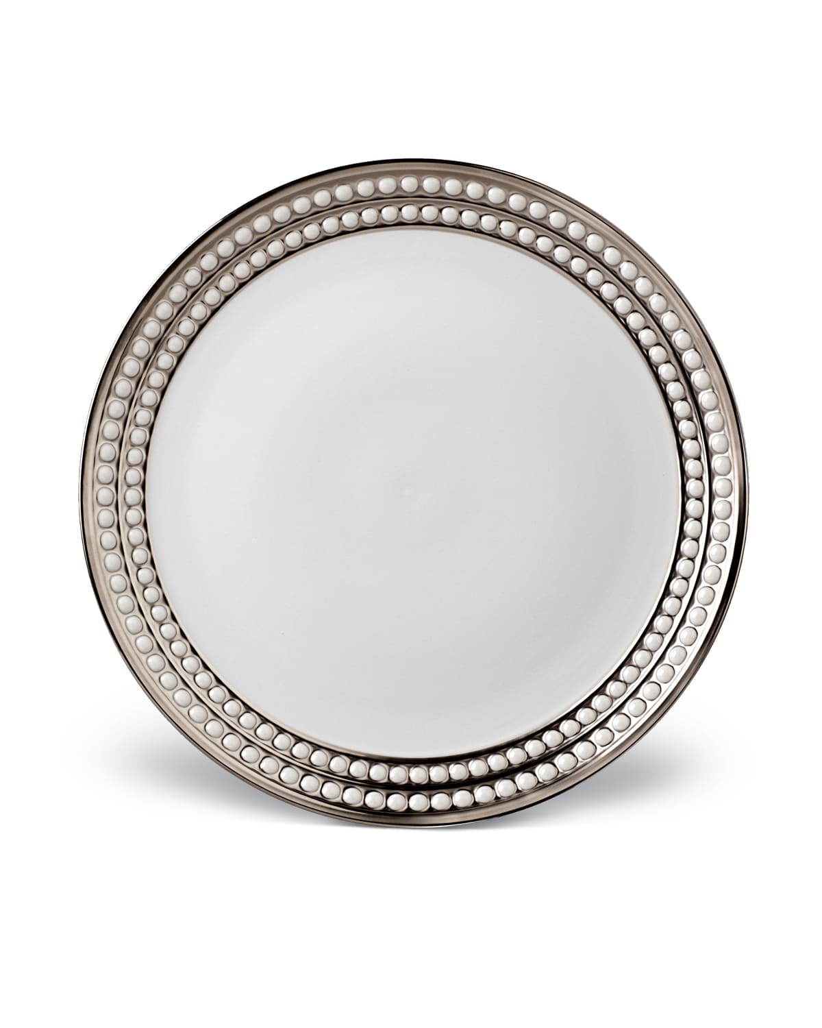 Shop L'objet Perlee Platinum Dinner Plate