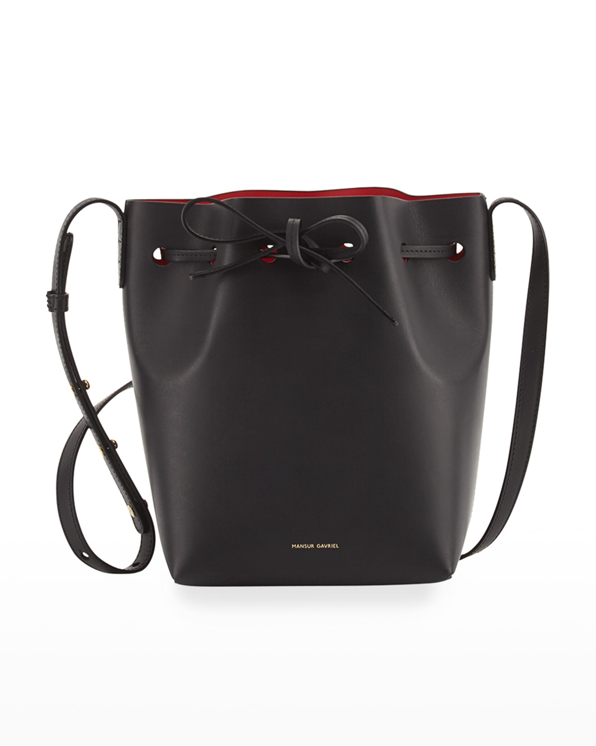 Mansur Gavriel Black Mini Mini Bucket Bag