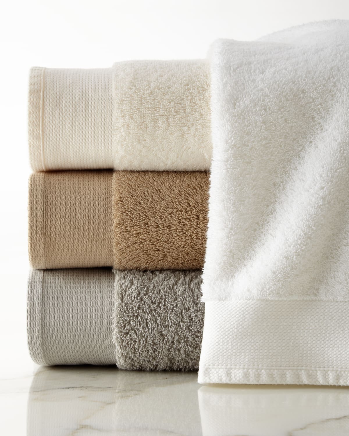Sferra 12-piece Ashemore Towel Set In White