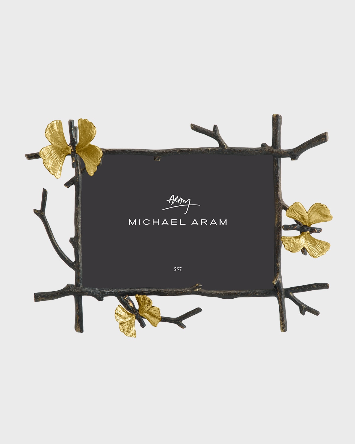 MICHAEL ARAM BUTTERFLY GINKGO 5" X 7" PICTURE FRAME
