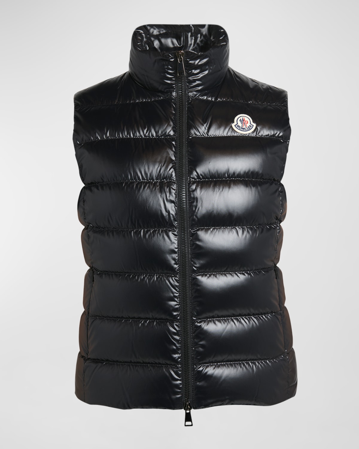 Ghany shiny quilted puffer vest sale