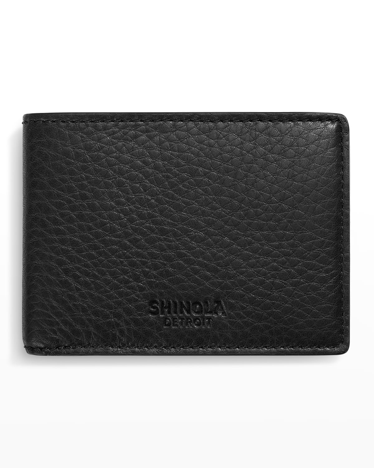 Shinola Men's Slim Leather Bifold Wallet