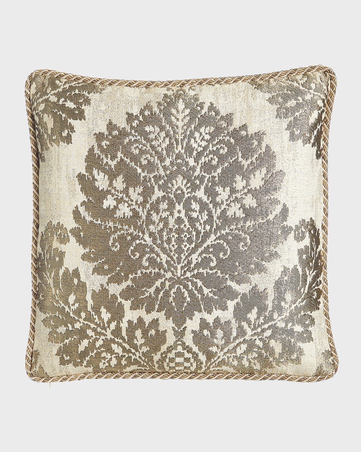 Austin Horn Collection Vienna Reversible Pillow, 20"sq. In Oyster