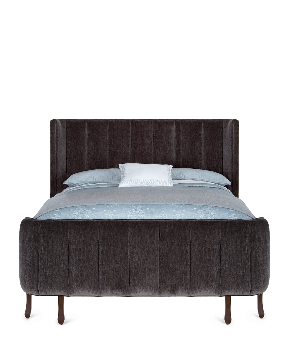 Haute House Cayden Queen Bed In Dark Gray