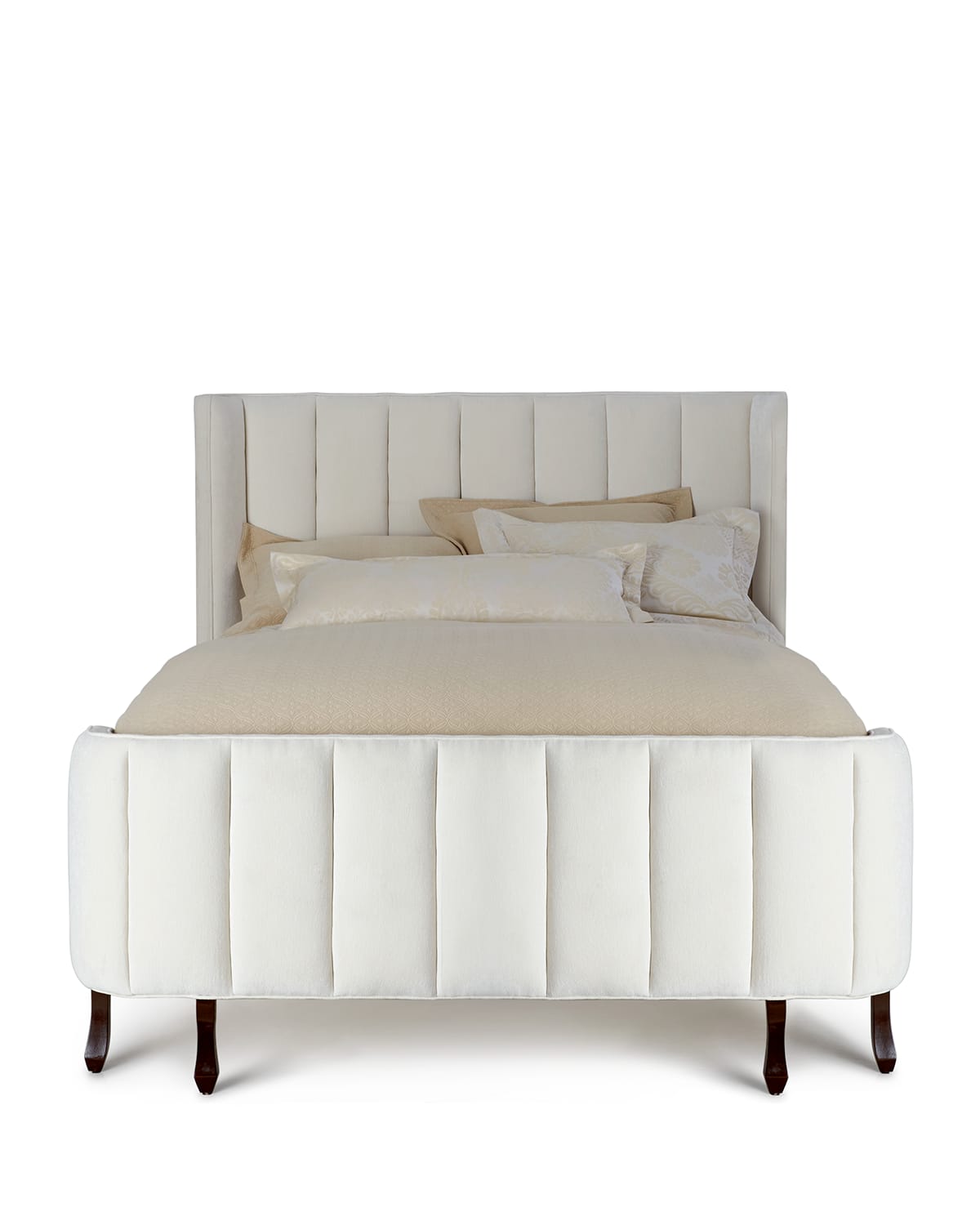 Haute House Cayden Queen Bed In Snow White