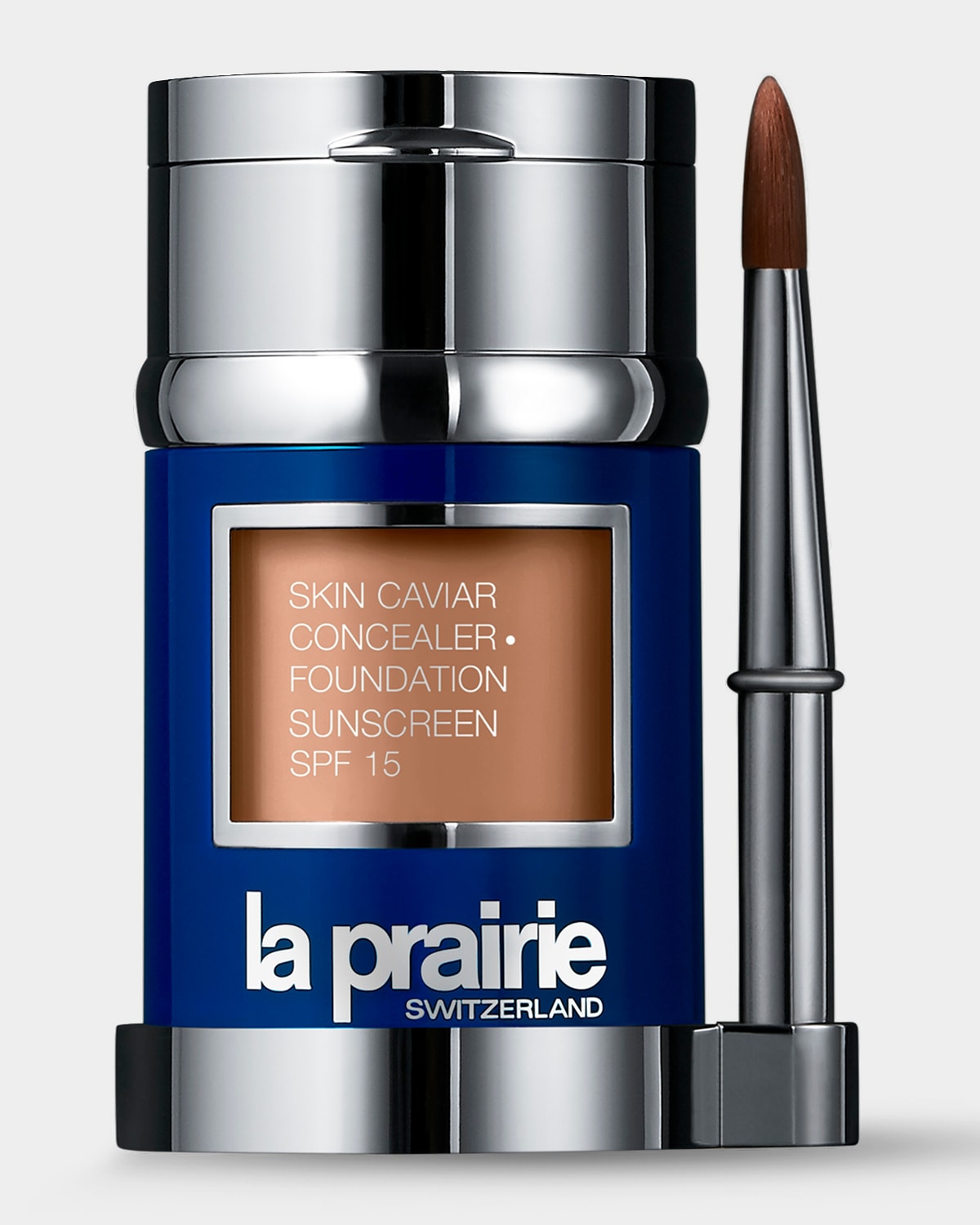 Shop La Prairie Skin Caviar Concealer + Foundation Spf 15, 1 Oz. In Pure Ivory