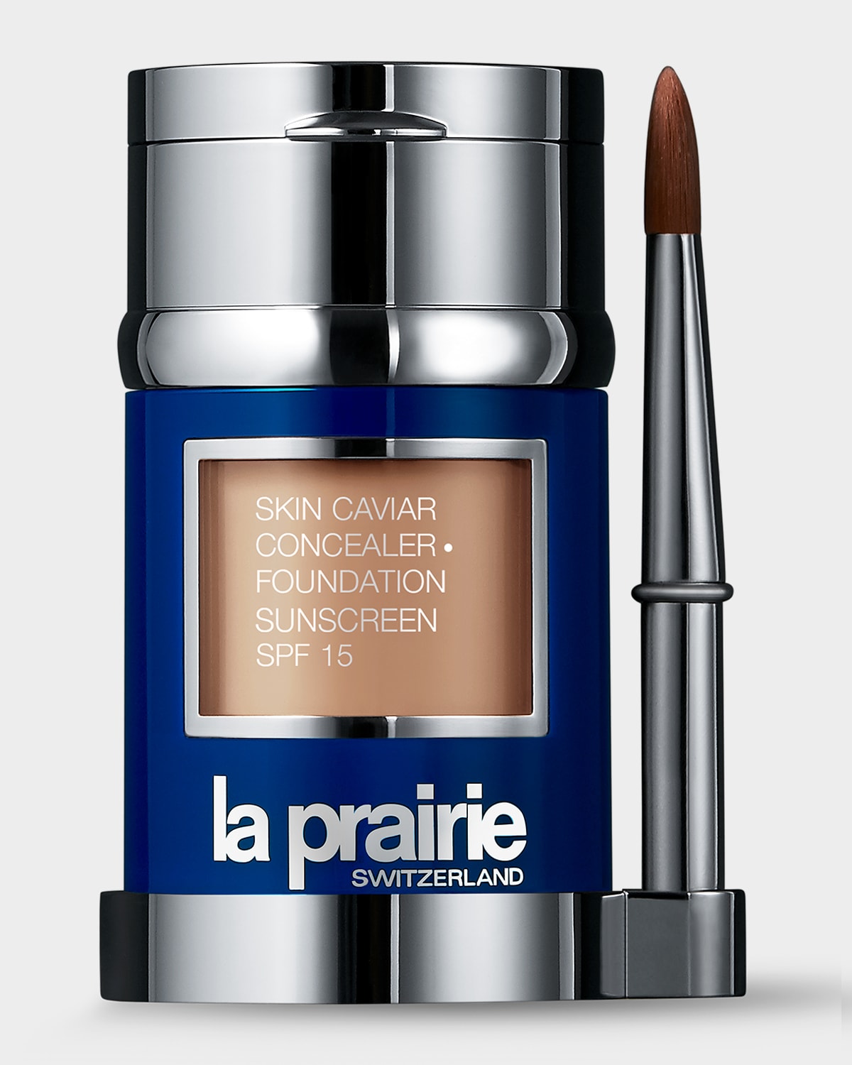 Shop La Prairie Skin Caviar Concealer + Foundation Spf 15, 1 Oz. In Warm Linen