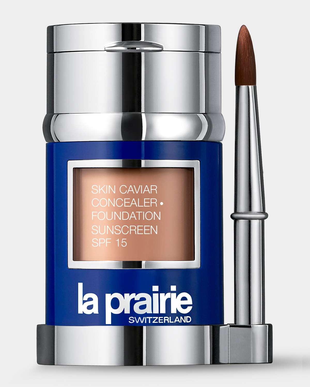 Shop La Prairie Skin Caviar Concealer + Foundation Spf 15, 1 Oz. In Porcelain Blush