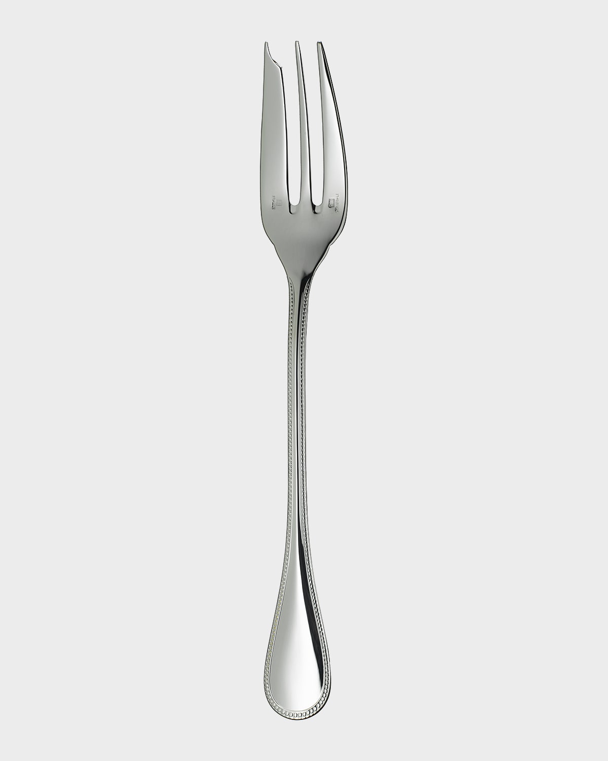 Christofle Perles 2 Serving Fork