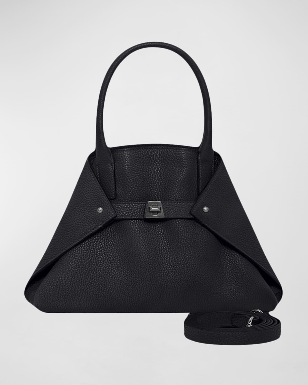 AKRIS AI LITTLE CERVO CALF TOP-HANDLE BAG