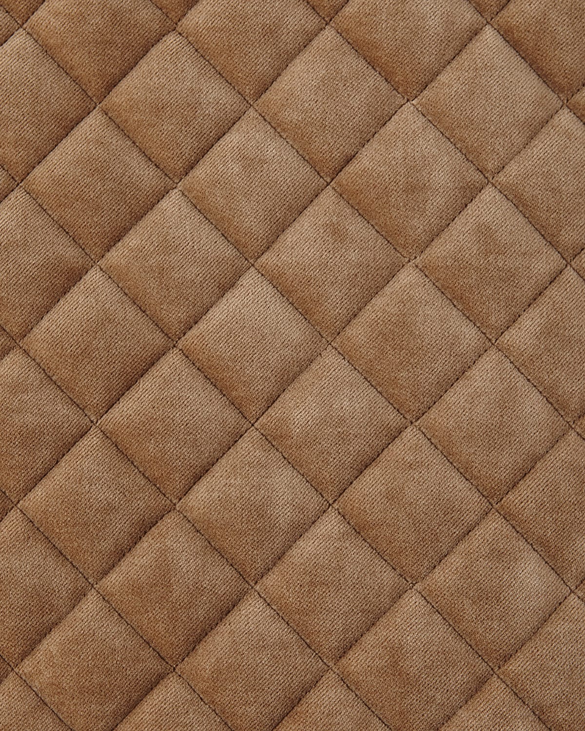 Austin Horn Collection Elite Queen Quilted Velvet Coverlet In Nutmeg Gold