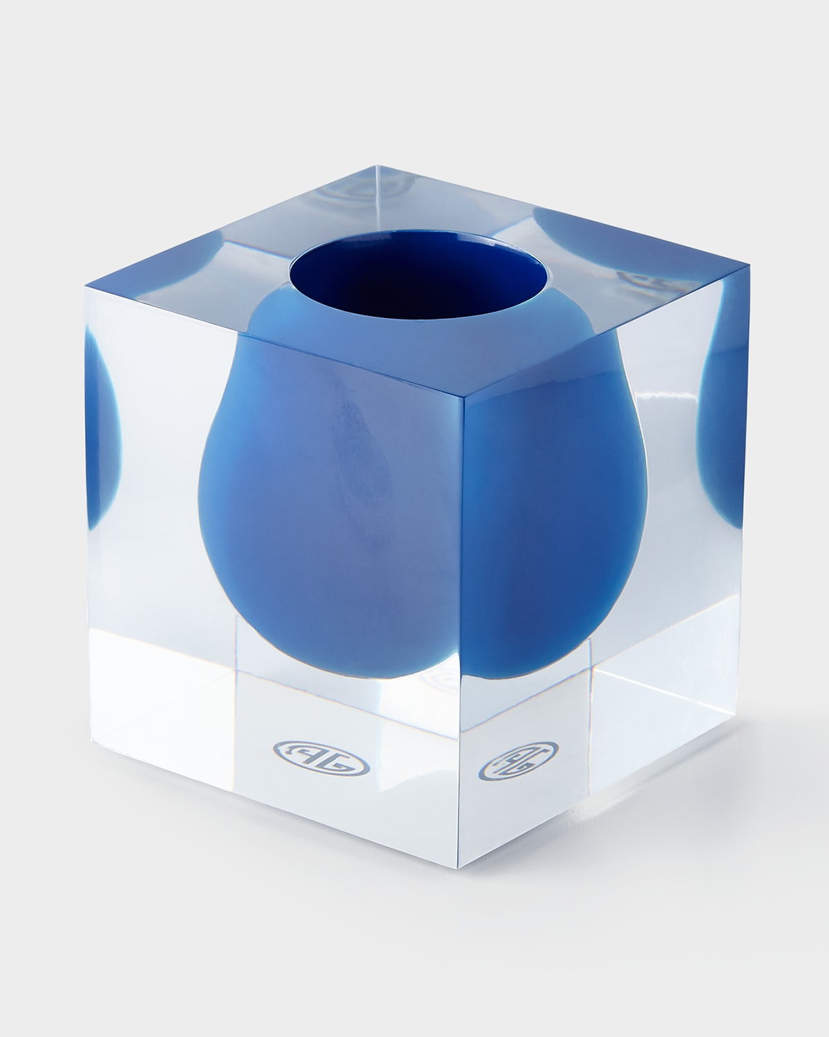 Jonathan Adler Bel Air Cobalt Mini Scoop Vase