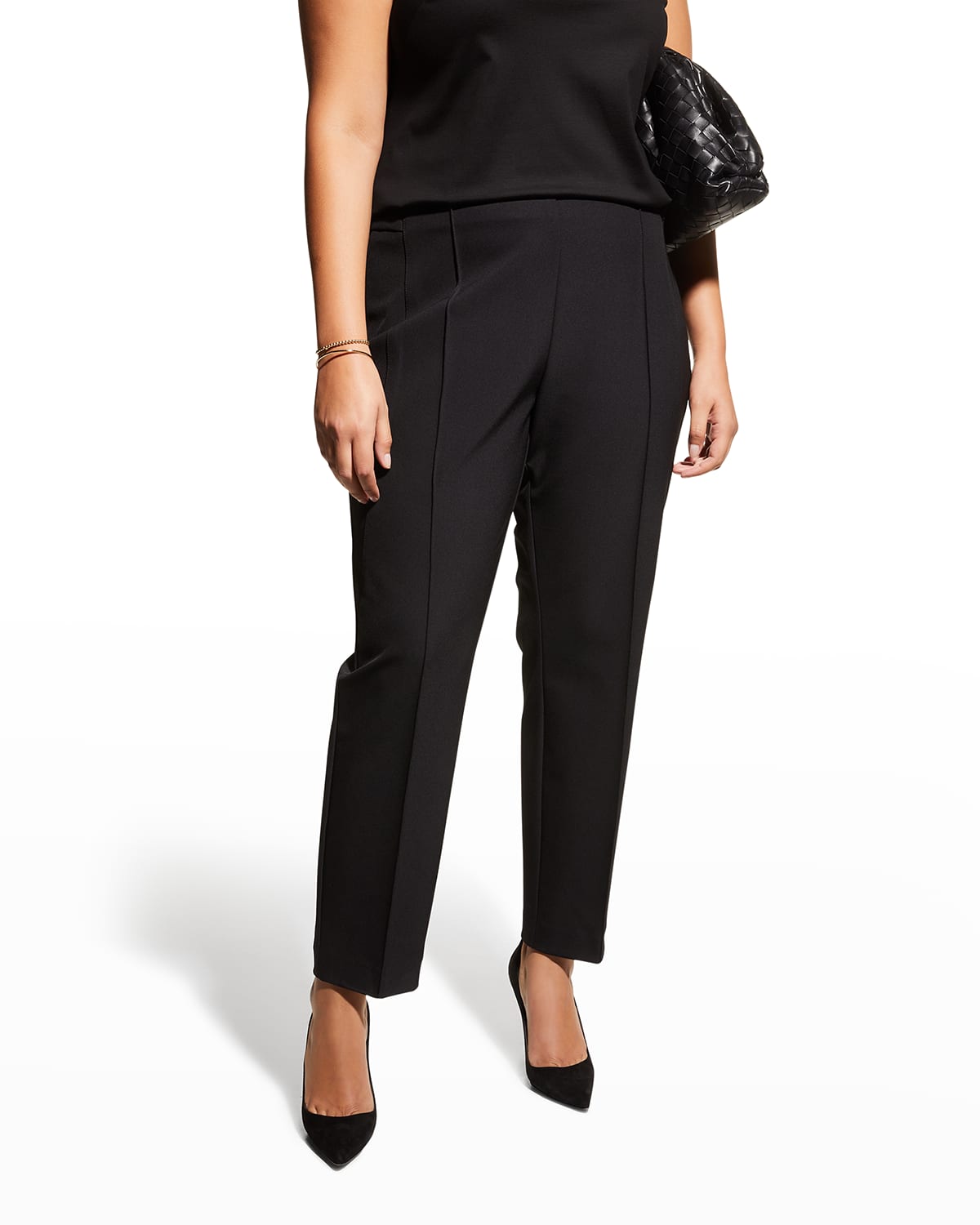 Shop Lafayette 148 Plus Size Gramercy Acclaimed-stretch Pants In Cammello