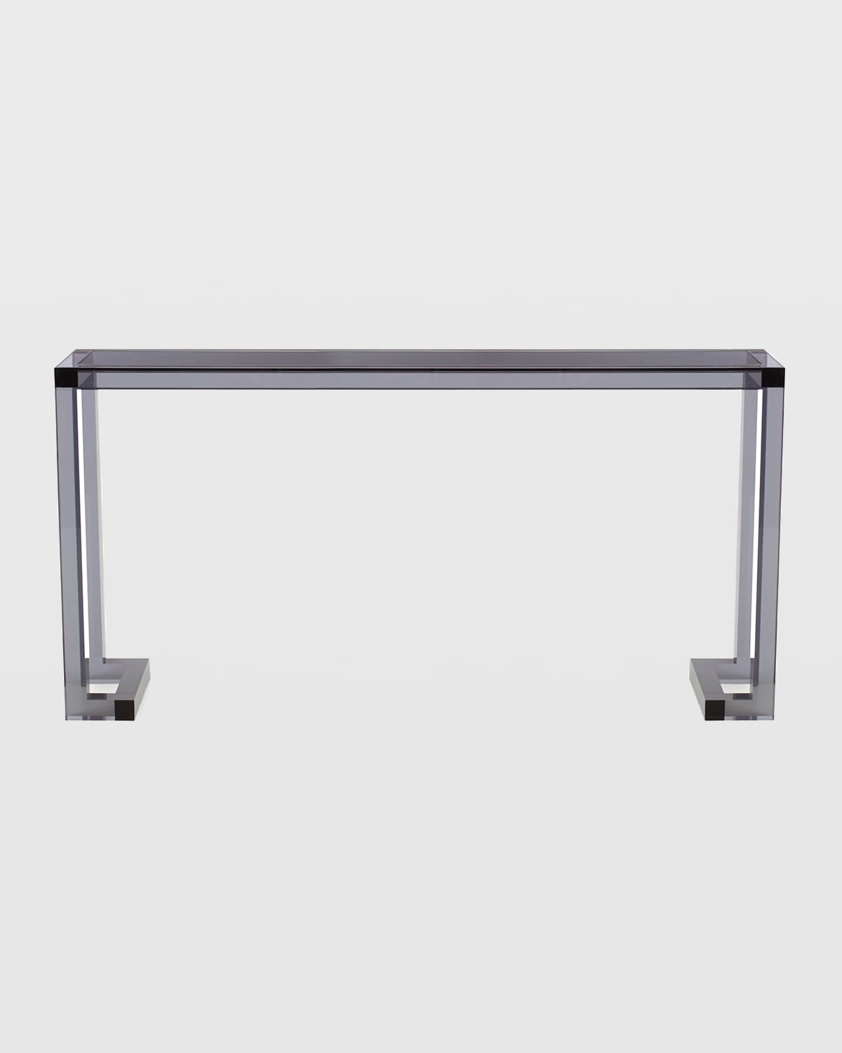 Interlude Home Calissa Noire Acrylic Console In Black