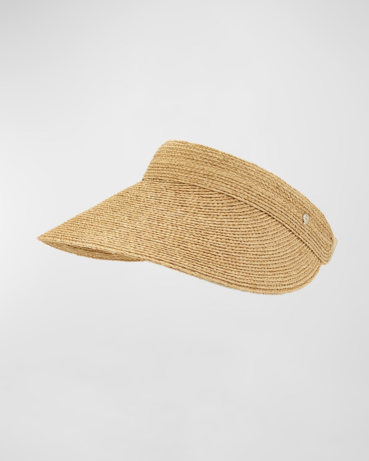 Helen Kaminski Kirsten Raffia Wide-brim Visor In Natural