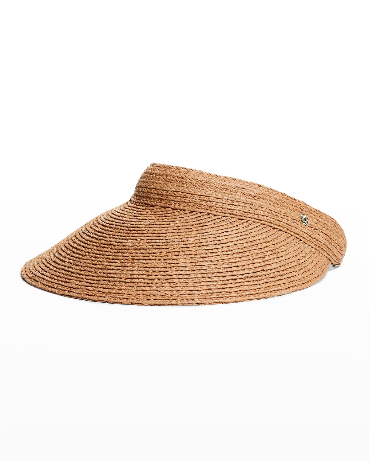Helen Kaminski Kirsten Raffia Wide-brim Visor In Neutral