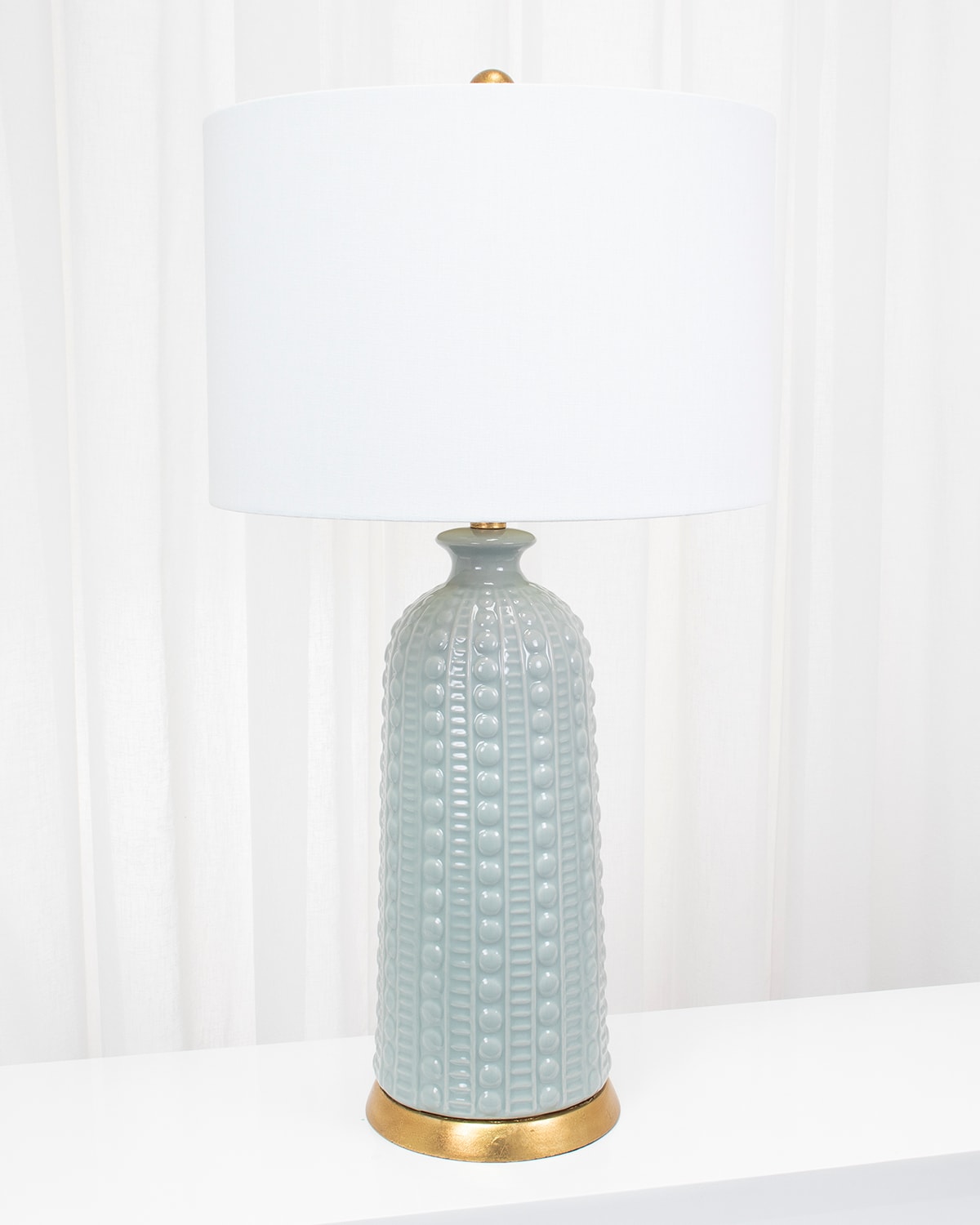 Couture Lamps Melrose Table Lamp In Petal French Blue