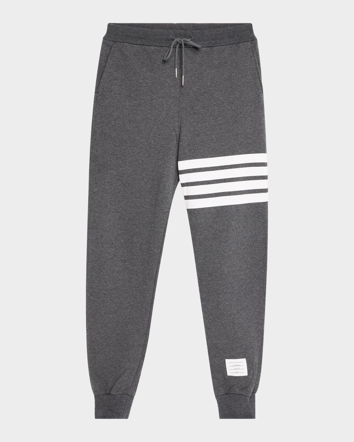 Thom Browne Classic Loopback 4-bar Sweatpants In Gray